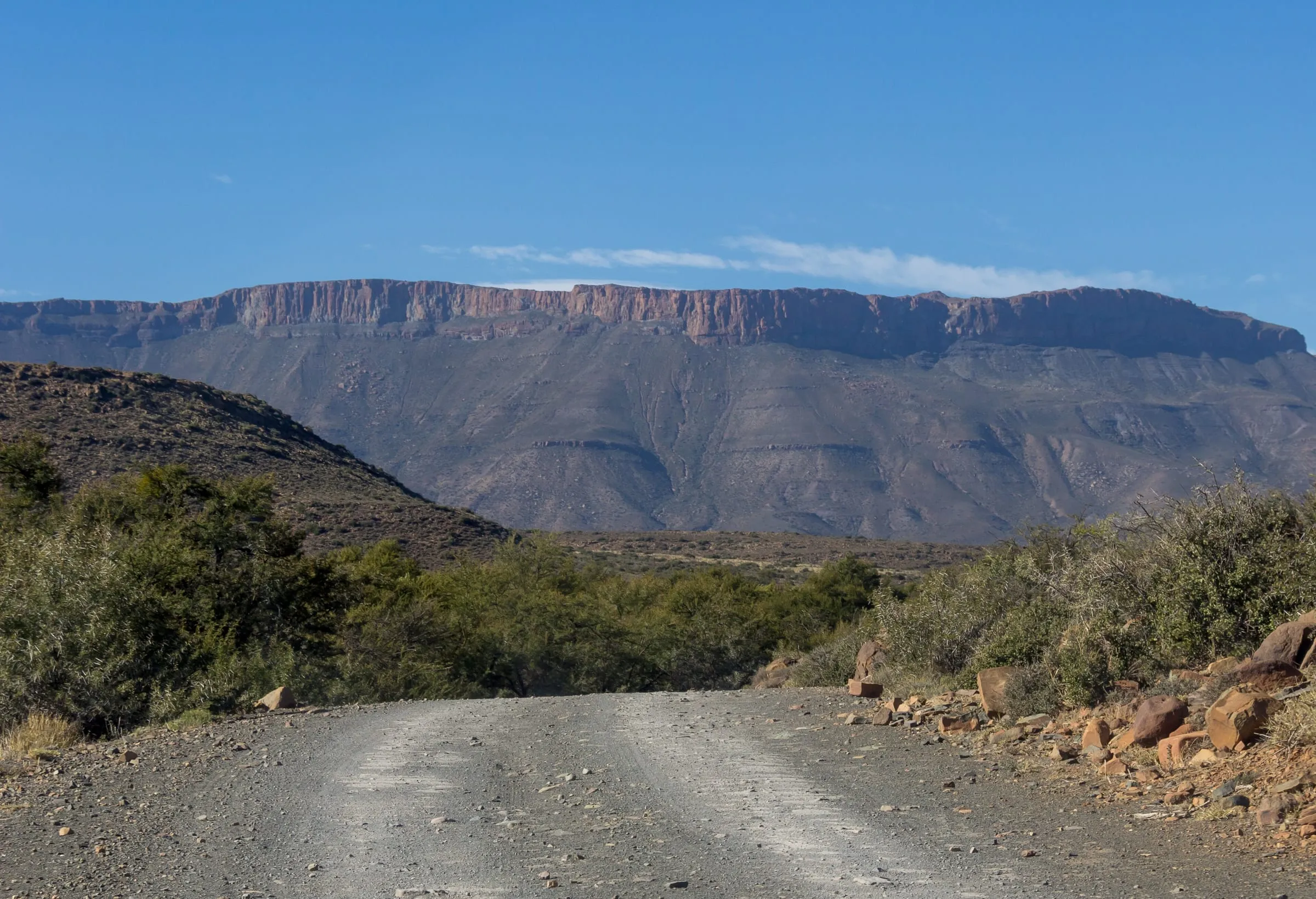 The Nuweveld Mountains seen from the Karoo National Park near Beaufort West