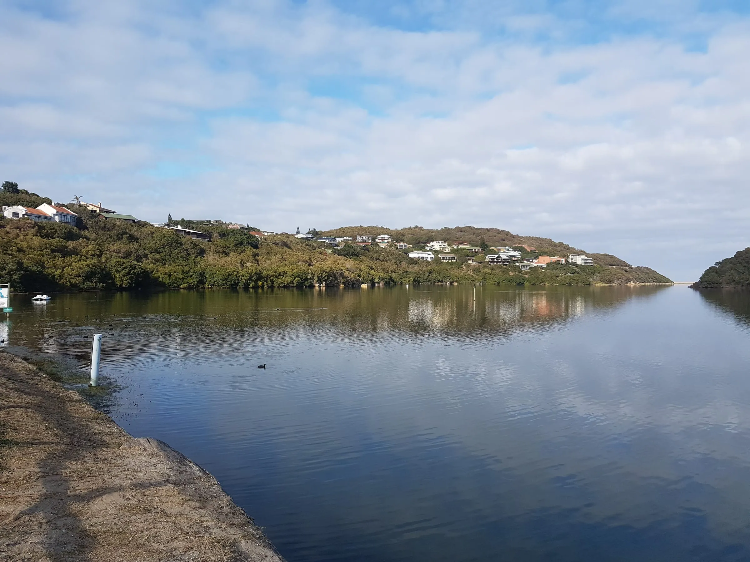 The lagoon at Sedgefield