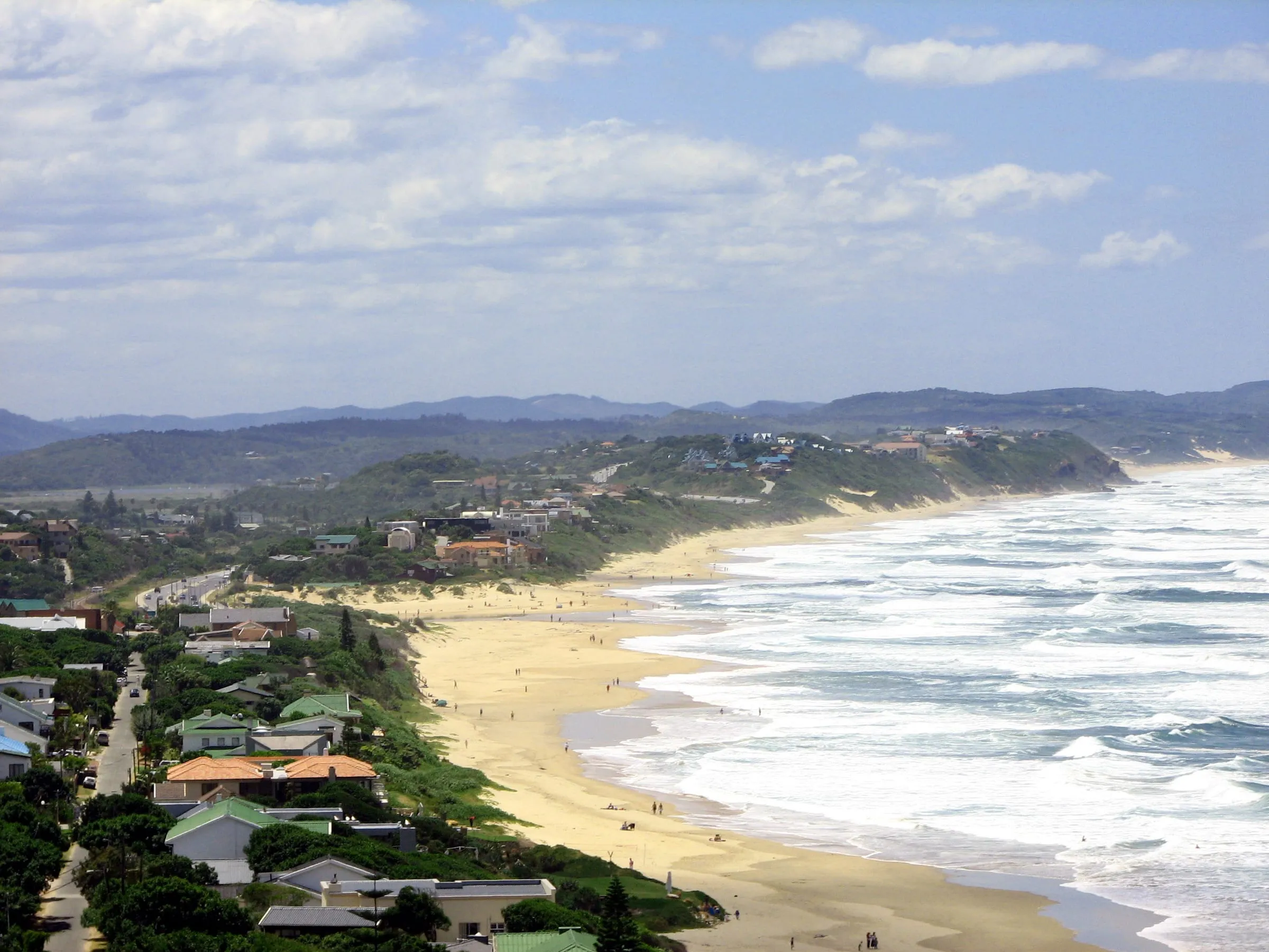 The town of Wilderness on the Garden Route